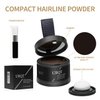 Magic Hairline Powder, Instantly Conceals Hair Loss, Natural Hairline Coverage, Hair Fibers for Thinning Hair, Root Touch Up Hair Powder for Women & Men, Root Cover Up Hair Powder (Medium Brown)