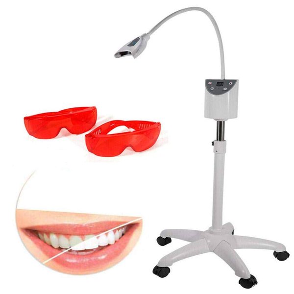 CNCEST Mobile Digital Display Teeth Bleaching Whitening Machine Touch Screen Professional Bleaching Accelerator LED Light Lamp MD666