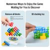 Tetra Tower Balancing Stacking Toys, 32PCS Board Games for Kids & Adults, 2 players Balance Game Team Building Blocks STEM Toy with Storage Bag, Boys Girls Gifts, Perfect for Family, Parties, Travel