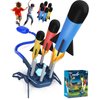 TOY Life Toy Rocket Launcher for KidsToy Rocket with 6 Foam Rockets and Refills Rocket Launcher for Kids 5-8-12 Shoot Up to 100 Ft Outdoor Toys Rocket Launcher Toy for Kid