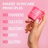 MAREE Lip Mask with Hyaluronic Acid & Coconut Oil - Overnight Collagen Lip Butter to Nourish & Hydrate Dry Cracked Lips - Moisturizer for Skin Care with Shea & Cocoa Butter - Sleeping Lip Butter Balm