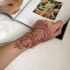 Aresvns Henna Tattoo, 9 Sheets Henna Stickers, Waterproof Brown Henna Tattoo Stickers for Women Girls