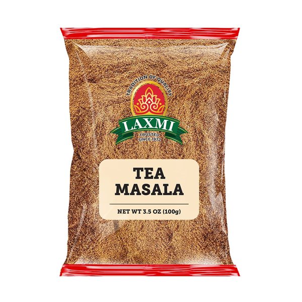 Laxmi Natural Tea Masala - Traditional Indian Tea Masala - 3.5oz (100g)