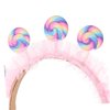 EXCEART Lollipop Headband Lollipop Hair Hoop Rainbow Head Bopper Lollipop Hairbands Lollipop Hair Bands Cute Headbands Toddler Hair Band Costumes Candy Plastic Hair Hoop Miss Pompom Sweet