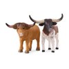 Terra by Battat – 6 Pcs Farm Animal Toys – Realistic Plastic Animal Figurines including Cow, Bull, Donkey – Educational & Collectible Farm Playset for Kids 3+