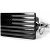MULL USA Flag Metal Trailer Hitch Cover with Anti-Rattle Locking Pin (Fits 2" Receivers, Black)