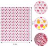 100Pcs Wax Paper Deli Paper Sheets Sandwich Wrap Parchment Paper Picnic Paper Sheets for Food Basket Liner Heart-Shaped Wax Paper Use to Party，kitchen,Restauran