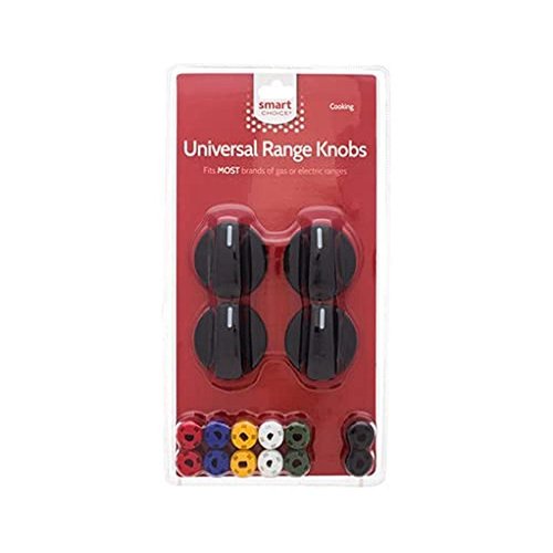 Smart Choice Range Knob Kit, Black, Fits Most Ranges and Ovens.