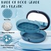 New Double-layer Retainer Storage Case with Belt Chewing,Removal Tool,Cleaning Brush,Built in Mirror Orthodontic Retainer Case,Mouth Guard Case,Denture Case