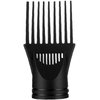 Hair Dryer Diffuser Professional Universal Hairdressing Wind Blow Cover Comb Attachment Nozzle Black Straightening Detangling Fine Curly Natural Hair Professional Processed Hair Dryers and Accessories