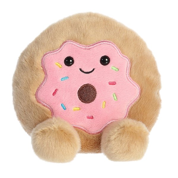 Aurora® Adorable Palm Pals™ Claire Donut™ Stuffed Animal - Pocket-Sized Play - Collectable Fun - Pink 5 Inches