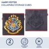 Idea Nuova Harry Potter Set of 2 Durable Storage Cubes with Handles