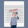 35.4 x 47.2In Secret Agent Mugshot Backdrop Murder Mystery Party Decorations Mugshot Board Top Secret Party Supplies Mystery Party Decorations for Birthday Game Prop Photography Spy Themed Party