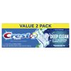 Crest Plus Deep Clean Complete Whitening Toothpaste, Effervescent Mint, 5.4 Ounce