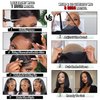 YMYHAIR Glueless Bob Wig Human Hair 8x5 HD Lace Front Wigs Human Hair Pre Plucked Pre Cut 180% Density Glueless Ready to Wear Wigs for Black Women 12Inch