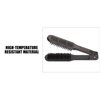 Double Side Hair Straightener Brush,Hair Straightener Brush Anti Static Straightening Styling Comb Clamp Use, Boar Bristle Clamp Hair Brush for Smoothing and Straight Hair