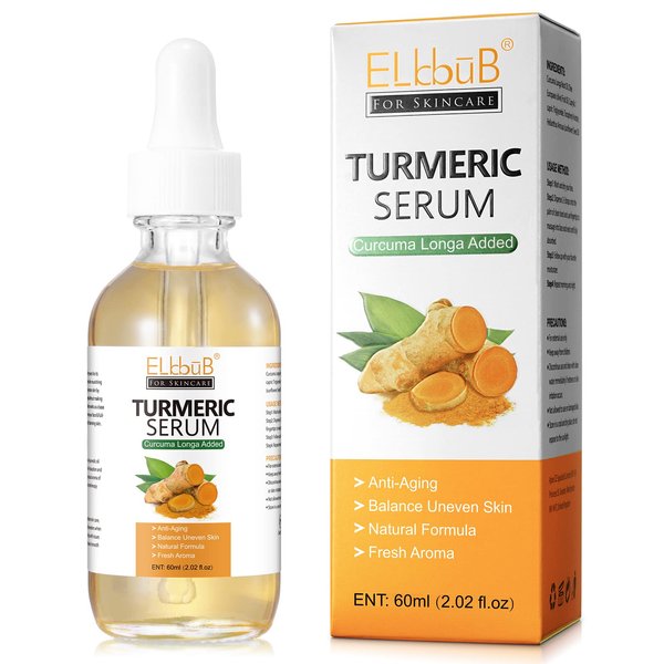 Turmeric Serum for Face Dark Spots, Face Skin Reduces Hyperpigmentation, Age Spots, Sun Spot, Improve Skin Tone