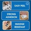 Spartan Industrial Printable Laser Inkjet Labels - 8.5" X 11" - White, 100 Sheets, 100 Total Labels | Multipurpose Label Ideal for DIY Sticker Sheets, Craft Making, Full Page Shipping Labels and More