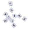 Drfeify Six Sided Dice with Numbers, 20PCS/SET, 16mm, Plastic Multifunction Dice Cube for Board Game Toy Bar Home