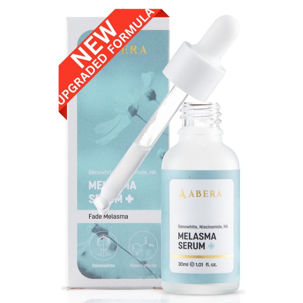 Abera Melasma Serum Plus, Melasma Treatment for Face, Dark Spot Corrector Serum, Melasma Dark Spot Remover, Sun Spot, Age Spot, Brown Spot Remover for Men, Women (1 FL OZ)