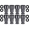 Fuel Injector Spacer Set of 8 - LS1 Intake Manifold/Fuel Rail to LS Truck Injector Adapter ICT Billet, 551371