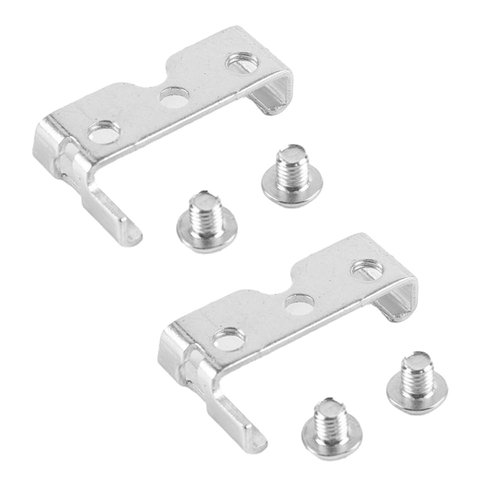 TorSor 2 Set Electric Hair Clipper Blade Mounting Bracket with Screws Kit 2 Hole Blades Replacement For Wahl Magic Senior Cordless Super 8148 8591 8504 Accessories