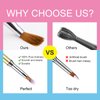 Shine Chance 3Pcs Acrylic Nail Brushes Set Size 2 4 5, Kolinsky Hair Acrylic Nail Art Brush, Art Design & Polish Mistake Cleaning Manicure Tools for Women Acrylic Application, Gradient