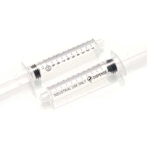 Dispense All - Mini Industrial Syringe Pack - 10ml Luer Lock Syringes, 14 and 18 Gauge Blunt Needles, Covers and Syringe Caps | Precision Crafting, Gluing, Refilling Pens and Empty Cartridges, Repairs