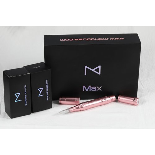M Permanent Makeup Machine - Microblading Machine, Eyebrow Tattoo Machine - Microshading, Lip, Ombre Brows Machine - Wireless Machine Kit - Achieve Flawless Results (Pink)