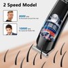 AMULISS Beard Trimmer for Men, Hair Clipper Trimmer for Men, Waterproof Mens Beard Grooming Kit, Cordless Barber Clippers for Hair Cutting with Nose Trimmer, Electric Razor, Body Shaver