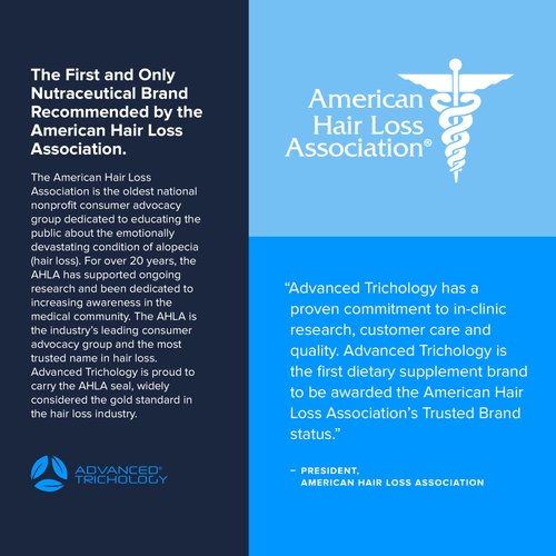 Advanced Trichology NutraM Hair Growth Serum, Dermatologist Tested, Approved by American Hair Loss Association for Thinning Hair Men & Women, Backed by 20 Years of Hair Regrowth Clinic Experience