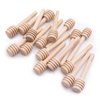 HANSGO 20PCS Honeycomb Sticks, 3 Inch Wooden Honey Dipper Mini Honey Dipper Sticks Honey Wand for Honey Jar Dispense Drizzle Honey Wedding Party Favors