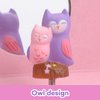 Jewelkeeper Girl's Musical Jewelry Storage Box with Spinning Owls, Woodland Design, Twinkle Twinkle Little Star Tune