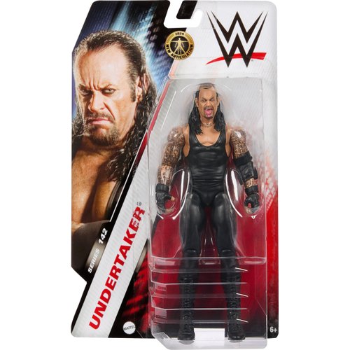 Mattel WWE Action Figure, Series #142 Undertaker 6-inch Collectible with 10 Articulation Points & Life-Like Look
