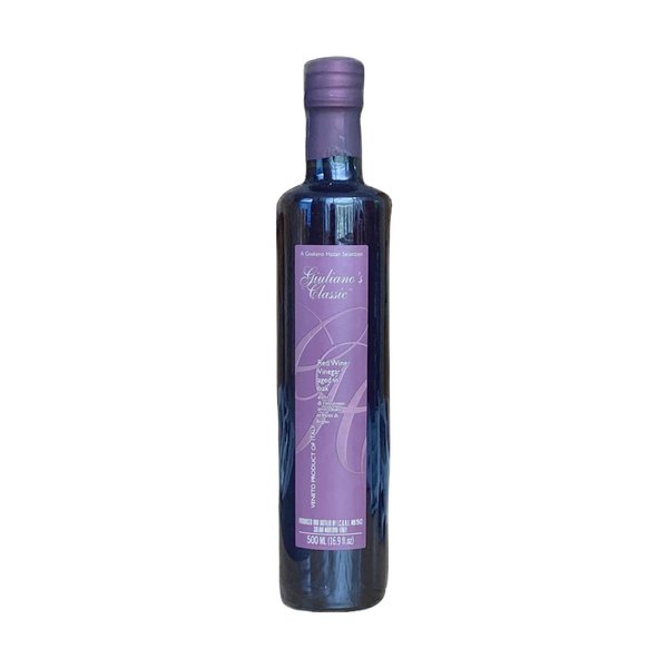 Giuliano Hazan. Red Wine Vinegar Aged in Brandy Oak Barrels by Allegrini. 500ml (16.9oz)