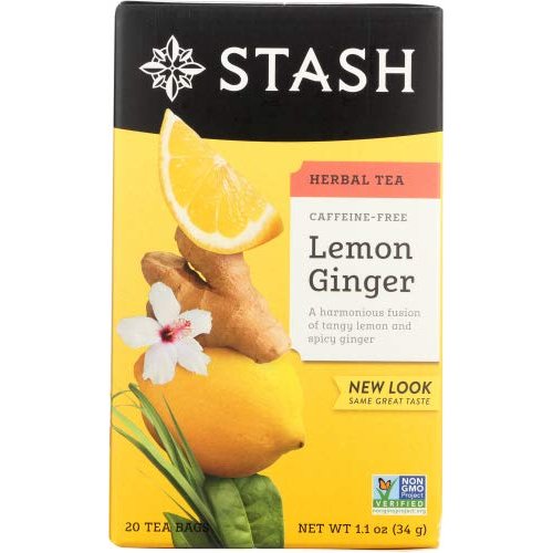 Stash Tea Lemon Ginger Tea (1 pack, 20 tea bags)