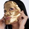 SKIN GYM Gold Foil Face Mask - With Bakuchiol and Super Hydra Complex With Sodium Hyaluronate and Amino Acids- Soothing, Anti Aging, Depuffing and Anti Wrinkle, 3 Pack