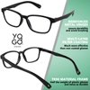 Yogo Vision Blue Light Blocking Glasses for Kids UV Protection Girls Boys Blue Light Glasses Anti Eyestrain (6 Pack)