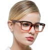 MARE AZZURO Women’s Reading Glasses Stylish Readers 0 1.0 1.25 1.5 1.75 2.0 2.25 2.5 2.75 3.0 3.5 4.0 5.0 6.0(Demi 125)