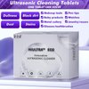 Oil Removal Cleaning Tablets for Ultrasonic Cleaner, 40 Tablets/Box for Metal Parts Degreasing Cleaning, Eco-Friendly & Skin-Safe
