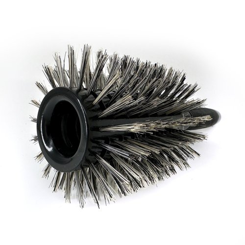 Phillips Brush Luxe Monster Vent 3 Professional Hair Brush (4” Diameter Barrel) – Black & Gold Vented Hairbrush with Nylon Reinforced Boar Hair Bristles, Ergonomic Rubber Grip