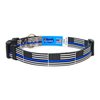 Thin Blue Line Dog Collar for Large Dogs Benefits Police Unity Tour