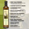 Papa Vince Olive Oil Extra Virgin - First Cold Press Family Harvest 2023/24, Polyphenol Rich, Subtle Peppery Finish, Unrefined, High in Monounsaturated Fat, No Pesticides, No GMO, Sicily, Italy