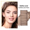 Boobeen Face Bronzer Highlighter Contour Powder Palette, Multi-use Contour Makeup Easy to Blend Face Shaping Contouring Matte Bronzer Powder Long Lasting