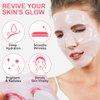WeiWeiLa Bio Collagen Face Mask Overnight, Bio-Collagen Real Deep Mask, Face Masks Beauty, Hydrating, Pore Minimizing, Brighten Skin Tone, Elastic Skin, 4PCS