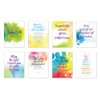 Bible Verse Simple Scripture Greeting Cards w/Envelopes (8 Inspirational Blank Note Cards - Birthday, Thank You, Sympathy, Thinking of you