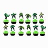 HUA Party Hulk Cake Topper, 48 Pcs, Superhero Birthday Party Supplies Decorations