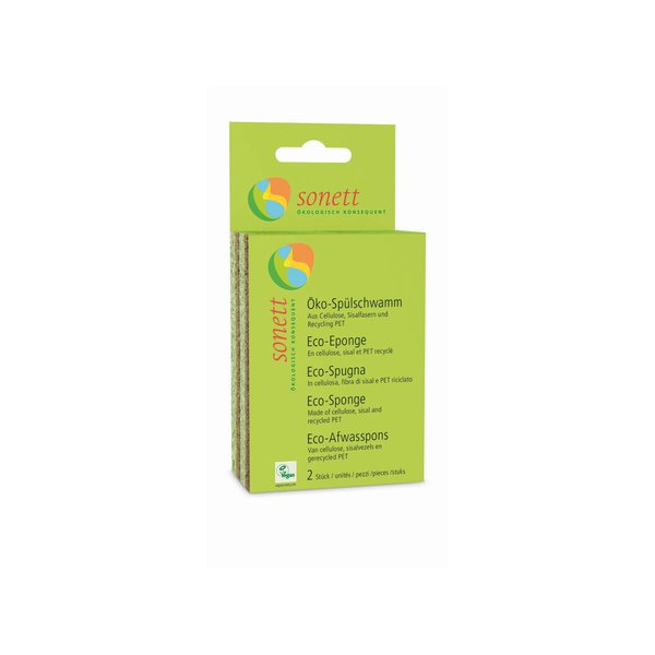 Sonett Natural Compostable Dishwashing Sponges