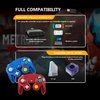 FIOTOK Gamecube Controller, Classic Wired Controller for Wii Nintendo Gamecube (Red & Blue)