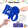 Bruh I'm 10 Cake Topper, It's My Birthday Bro,Cheers to 10 Years/Out Single Digits for Big Brother, Happy 10th Birthday Party Decorations Supplies for Kids Boys, Blue Glitter